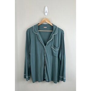 Eberjey Gisele Tencel Modal Long Sleeve Pajama Top Womens Medium